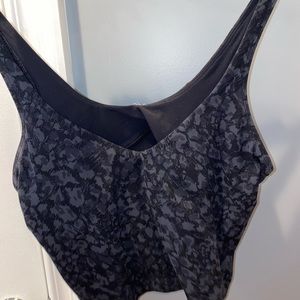 Lululemon align tank, leopard camo deep coal multi
